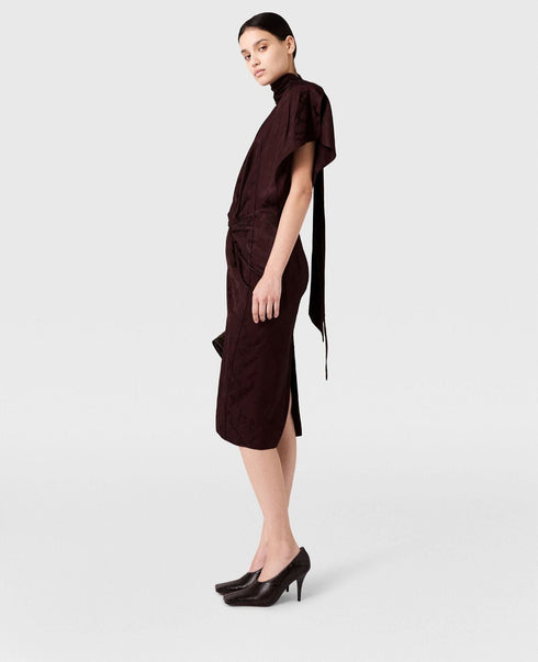 STELLA MC CARTNEY SNAKE PRINT MIDI DRESS